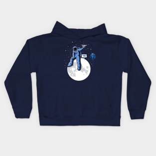 Astronaut Missing Earth Kids Hoodie